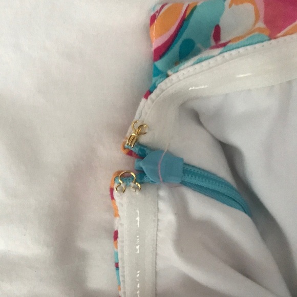 🌿Lilly Pulitzer strapless Eat & Peel flamingle dress, size 2🌿 - Picture 8 of 10